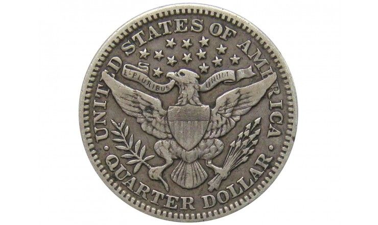 США квотер (25 центов) 1902 г.