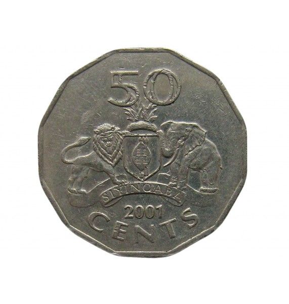 Свазиленд 50 центов 2001 г.