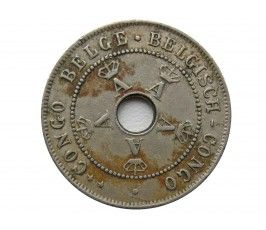 Бельгийское Конго 10 сантимов 1921 г.