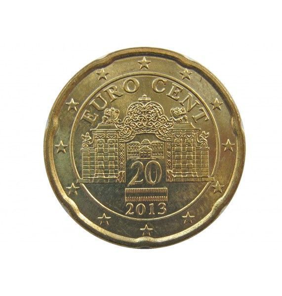 Австрия 20 евро центов 2013 г.