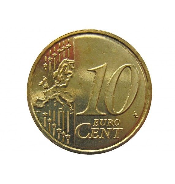 Эстония 10 евро центов 2011 г.
