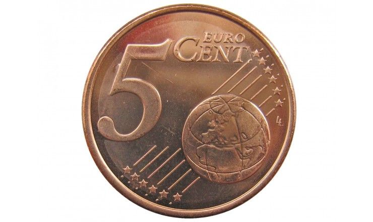 Финляндия 5 евро центов 2007 г.