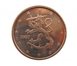 Финляндия 5 евро центов 2007 г.