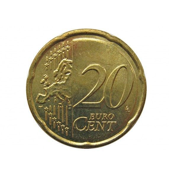 Греция 20 евро центов 2008 г.