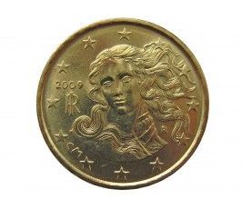 Италия 10 евро центов 2009 г.