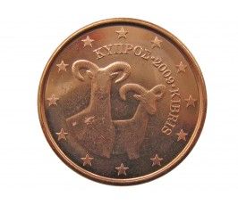 Кипр 1 евро цент 2009 г.