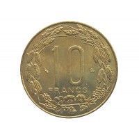 Центрально-Африканские штаты 10 франков 2003 г.