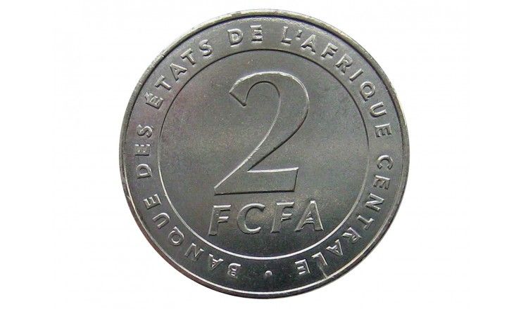 Центрально-Африканские штаты 2 франка 2006 г.