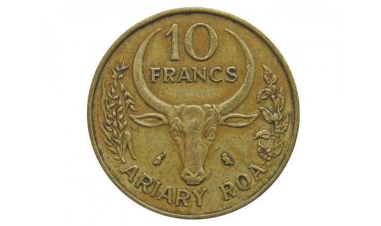 Мадагаскар 10 франков 1970 г.