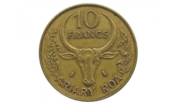 Мадагаскар 10 франков 1972 г.