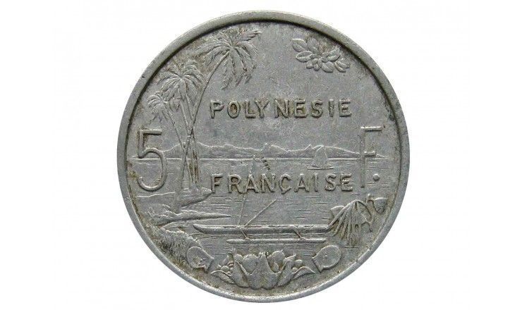 Французская Полинезия 5 франков 1965 г.
