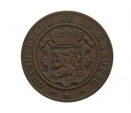 Люксембург 10 сантимов 1865 г.