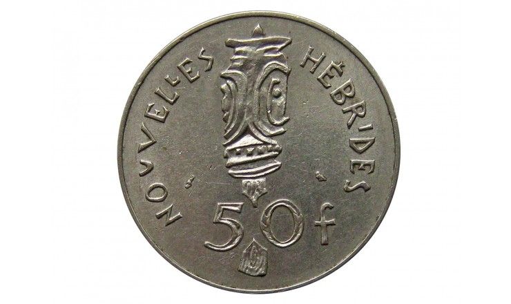 Новые Гебриды 50 франков 1972 г.