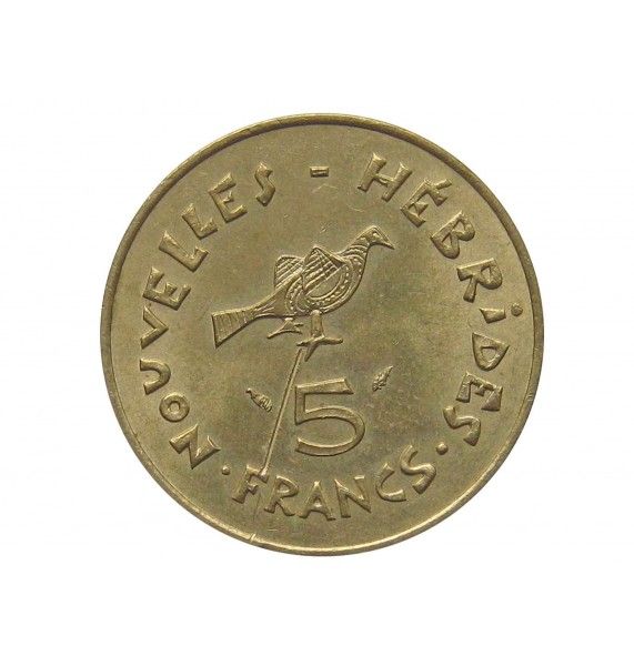 Новые Гебриды 5 франков 1979 г.