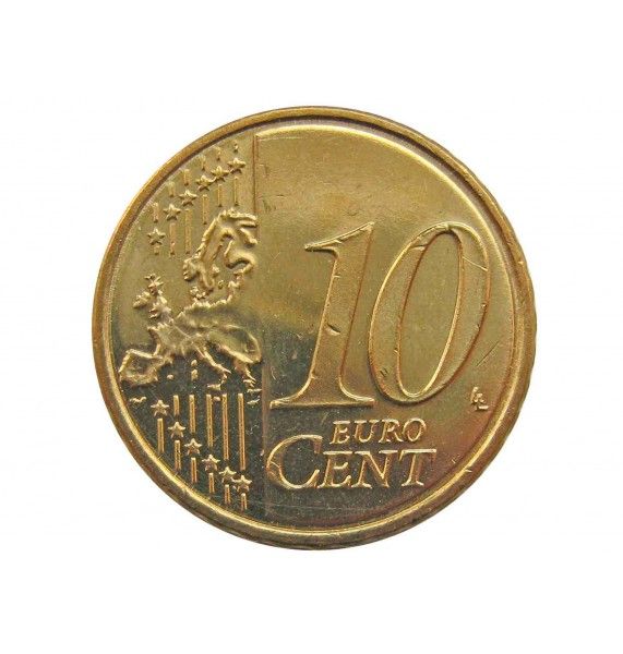 Кипр 10 евро центов 2008 г.