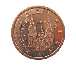 Испания 1 евро цент 2008 г.