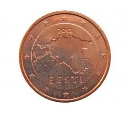 Эстония 1 евро цент 2012 г.