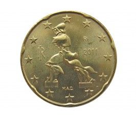 Италия 20 евро центов 2011 г.
