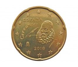Испания 20 евро центов 2018 г.