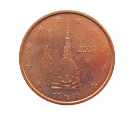 Италия 2 евро цента 2008 г.