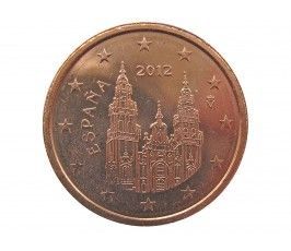 Испания 2 евро цента 2012 г.