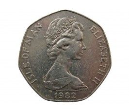 Остров Мэн 50 пенсов 1982 г. AC
