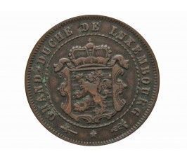 Люксембург 2 1/2 сантима 1870 г.