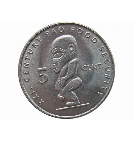 Острова Кука 5 центов 2000 г. (ФАО)