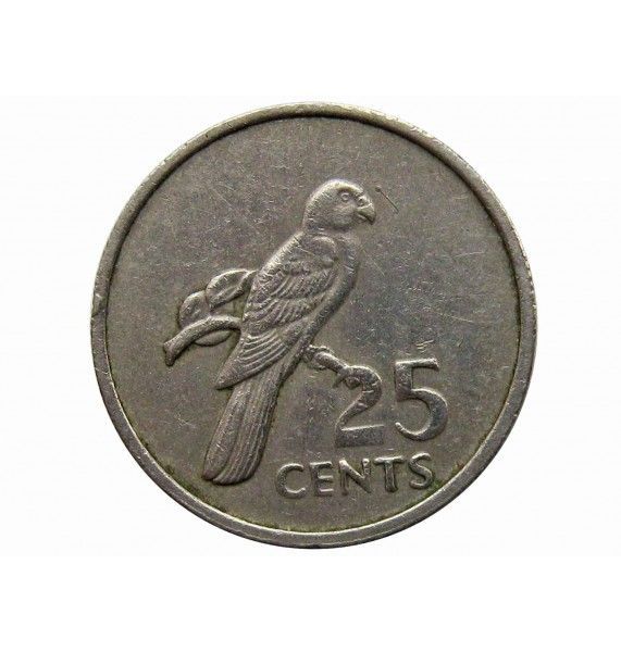 Сейшелы 25 центов 1977 г.