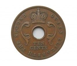 Британская Восточная Африка 10 центов 1956 г.