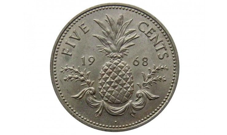 Багамы 5 центов 1968 г.
