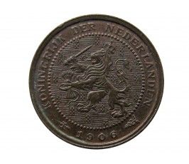 Нидерланды 1/2 цента 1906 г.