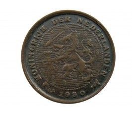 Нидерланды 1/2 цента 1930 г.
