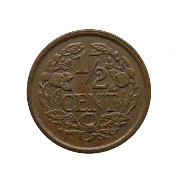 Нидерланды 1/2 цента 1936 г.