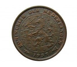 Нидерланды 1/2 цента 1937 г.