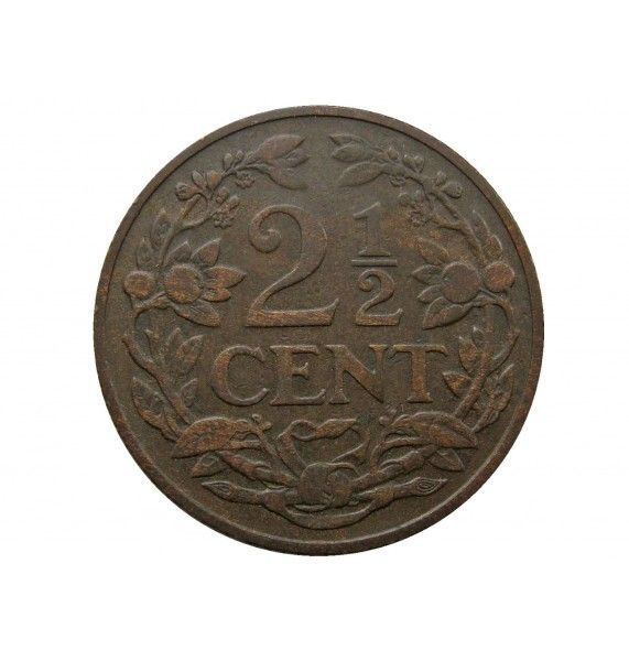 Нидерланды 2 1/2 цента 1915 г.