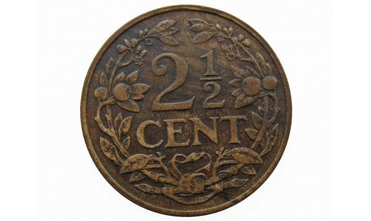 Нидерланды 2 1/2 цента 1919 г.