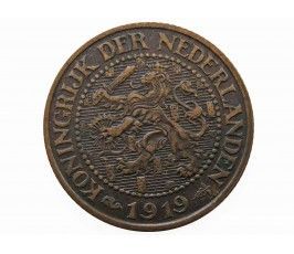 Нидерланды 2 1/2 цента 1919 г.