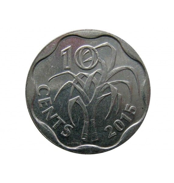 Свазиленд 10 центов 2015 г.