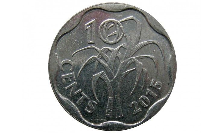 Свазиленд 10 центов 2015 г.