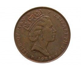 Остров Мэн 1 пенни 1986 г. AА
