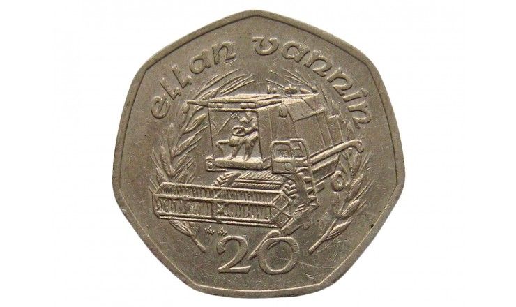 Остров Мэн 20 пенсов 1988 г. AA