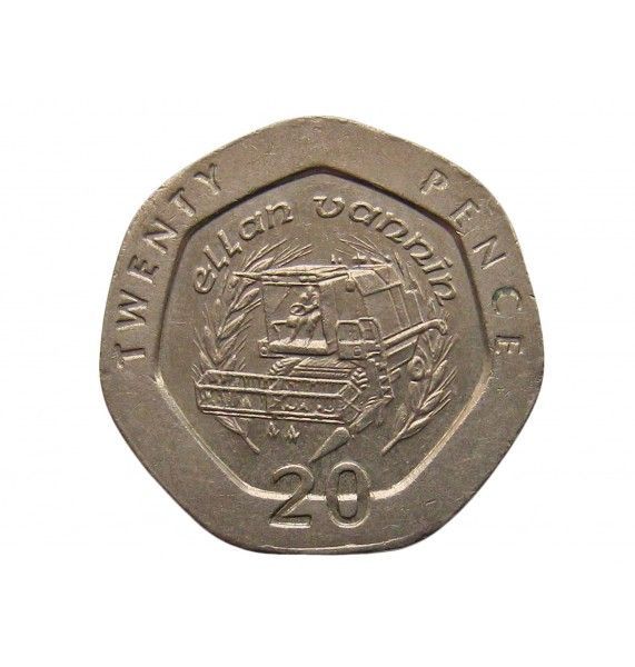 Остров Мэн 20 пенсов 1994 г. AA
