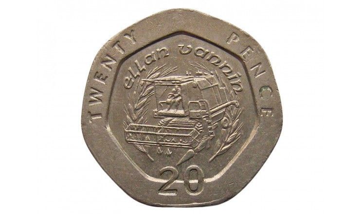 Остров Мэн 20 пенсов 1994 г. AA