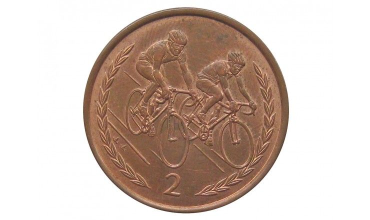 Остров Мэн 2 пенса 1996 г. AA
