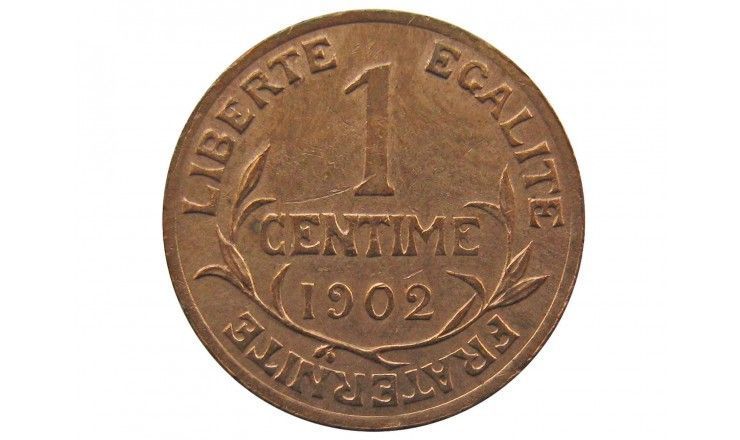 Франция 1 сантим 1902 г. A