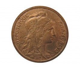 Франция 2 сантима 1904 г. A