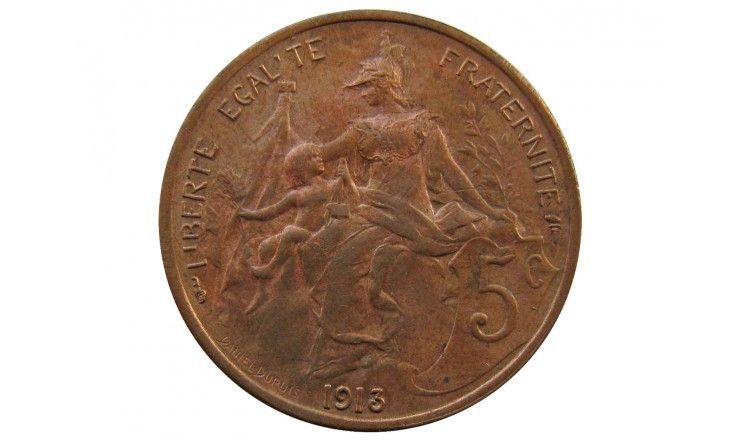 Франция 5 сантимов 1913 г. A