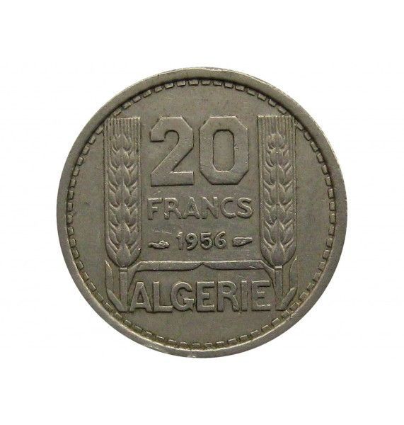 Алжир 20 франков 1956 г.