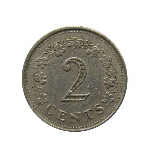 Мальта 2 цента 1976 г.